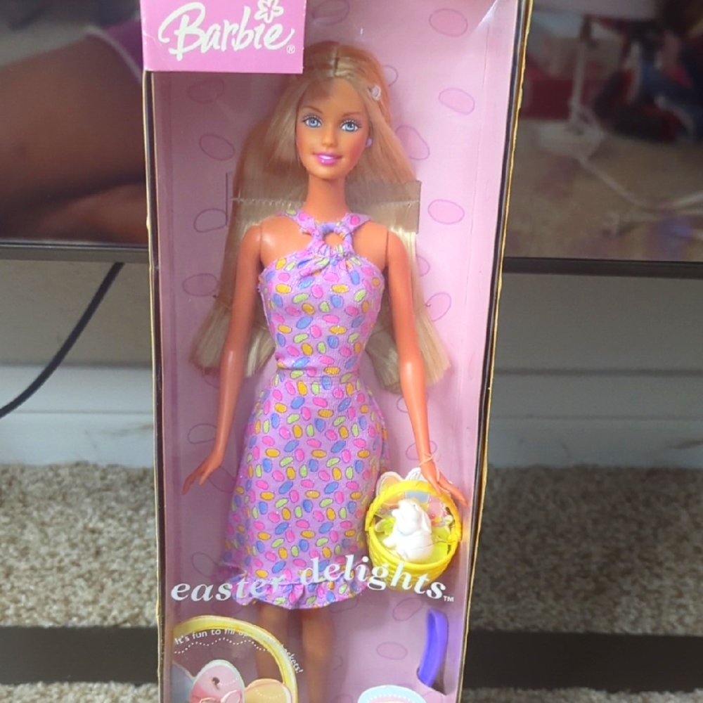 Barbie Easter Delights Doll with Pink and Yellow Dress